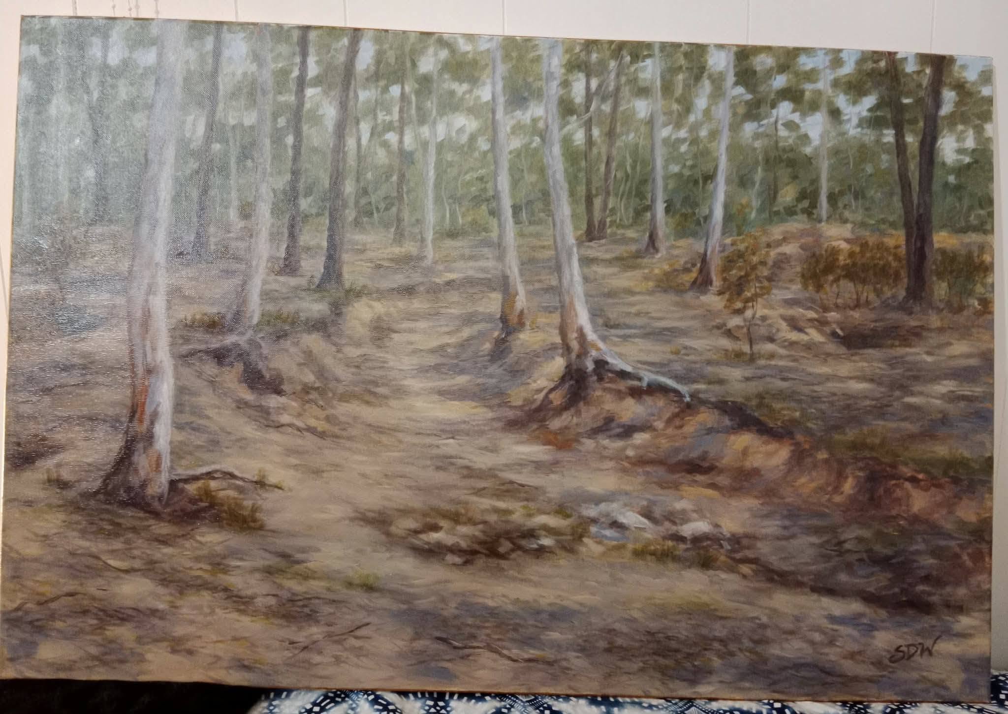 Original Oil/Acrylic Painting of Tarnagulla Bushland