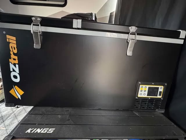 Oztrail 80 litre Fridge/Freezer with transit cover