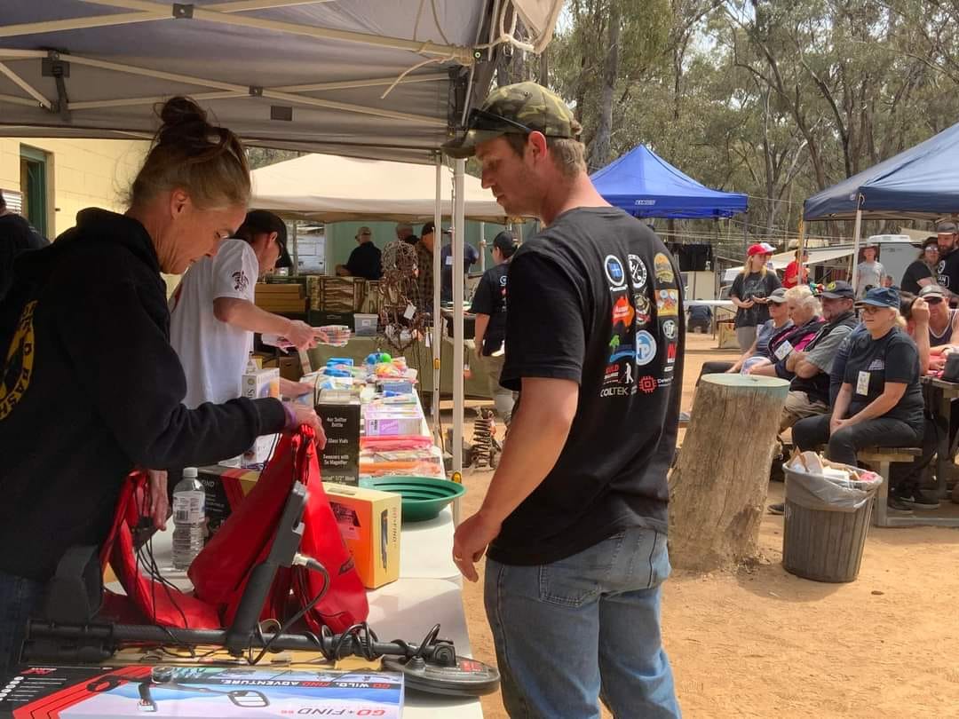 Stall and activity atmosphere at the Laanecoorie Gold Bash